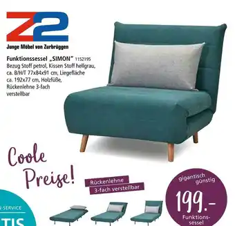 Zurbrüggen Z2 funktionssessel „simon“ Angebot