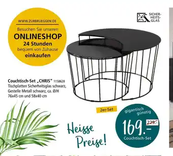 Zurbrüggen Couchtisch-set „chris“ Angebot