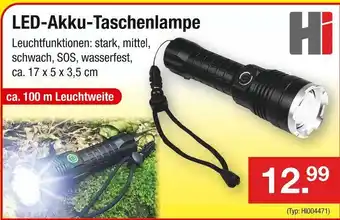 Zimmermann Led-akku-taschenlampe Angebot