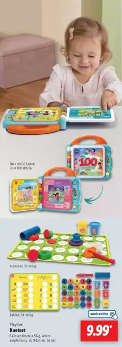 Lidl Playtive Knetset Angebot