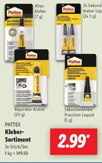Lidl Pattex Kleber- Sortiment Angebot