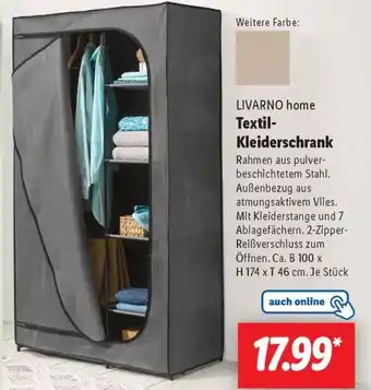 Lidl LIVARNO home Textil- Kleiderschrank Angebot