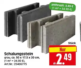 Herkules Baumarkt Schalungsstein Angebot
