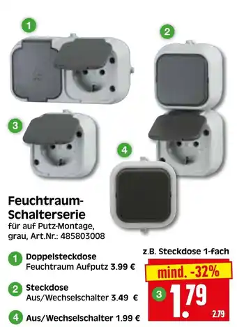 Herkules Baumarkt Feuchtraum- Schalterserie Angebot