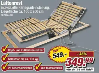 Poco Lattenrost Angebot