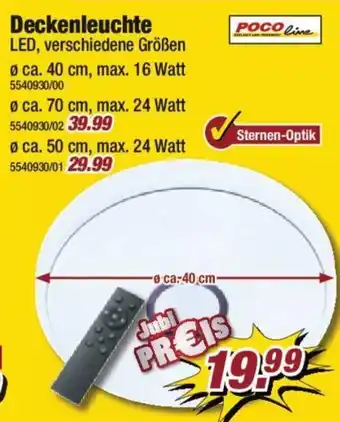 Poco POCO line Deckenleuchte Angebot