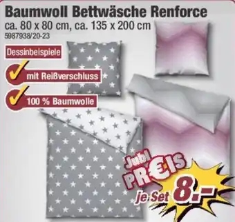 Poco Baumwoll Bettwäsche Renforce Angebot