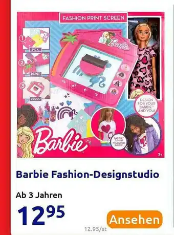 Action Barbie Fashion-designstudio Angebot