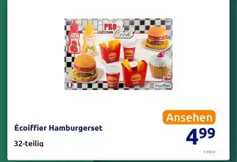 Action écoiffier Hamburgerset Angebot