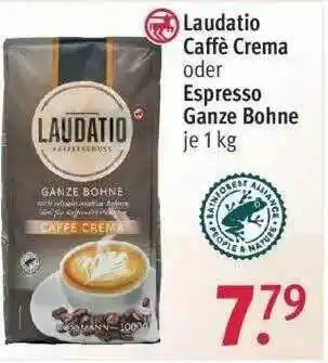 Rossmann Laudatio Caffe Crema Oder Espresso Ganze Bohne Angebot