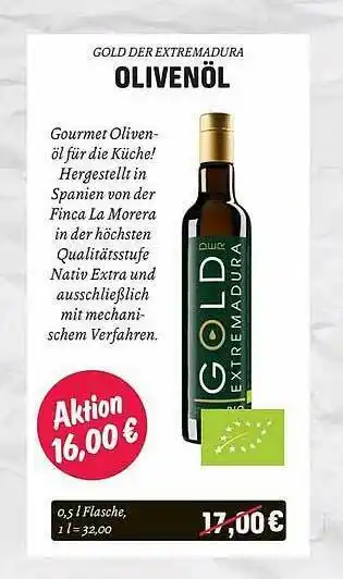 Temma Olivenöl Golder Extremadura Angebot