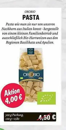 Temma Pasta Orobio Angebot