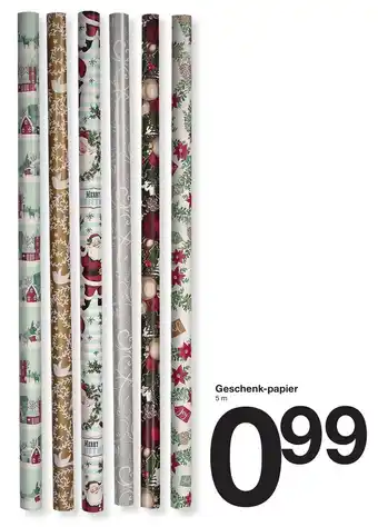 Zeeman Geschenk Papier Angebot