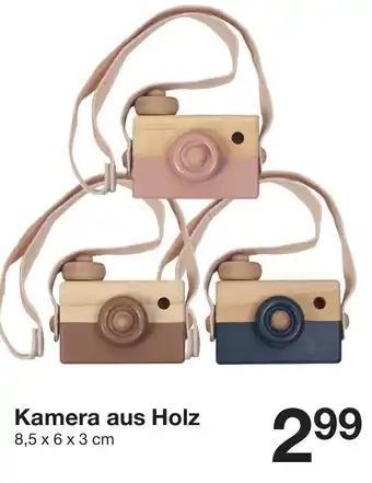 Zeeman Kamera aus Holz Angebot