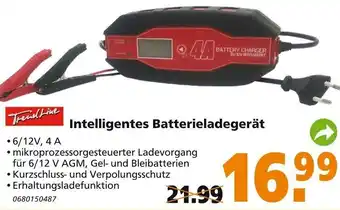 Globus Baumarkt Intelligentes Batterieladegerät Angebot