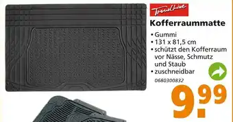 Globus Baumarkt Kofferraummatte 131 x 81.5 cm Angebot