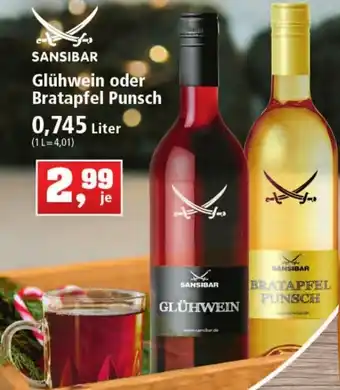 Thomas Philipps Sansibar Glühwein oder Bratapfel Punsch 0,745L Angebot