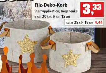 Thomas Philipps Filz Deko Korb Angebot