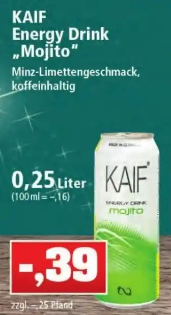 Thomas Philipps Kaif Energy Drink Mojito 0,25L Angebot