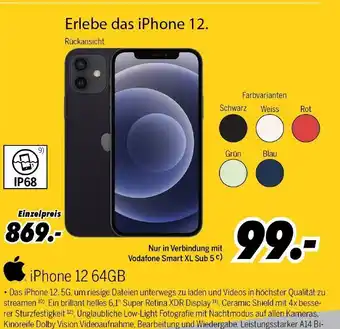 MEDIMAX iPhone 12 64GB Angebot