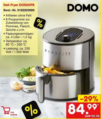 Netto Marken-Discount Domo Deli Fryer D0530FR Angebot