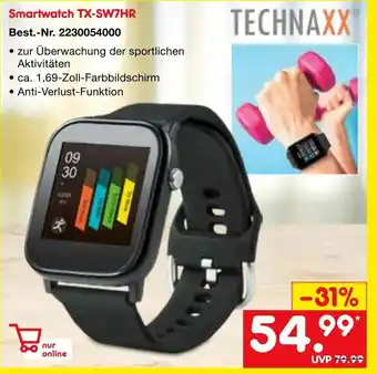 Netto Marken-Discount Technaxx Smartwatch TX-SW7HR Angebot