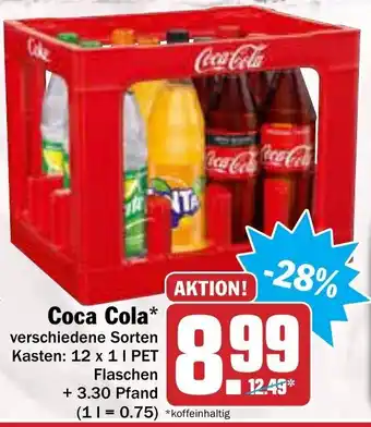 AEZ Coca Cola 12x1L Angebot