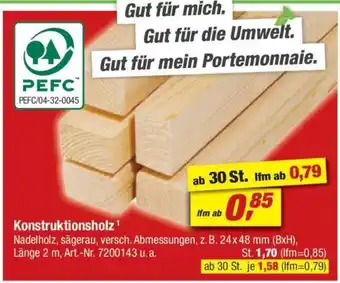 toom Baumarkt Konstruktionsholz Angebot