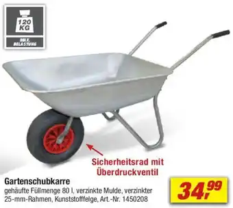 toom Baumarkt Gartenschubkarre Angebot