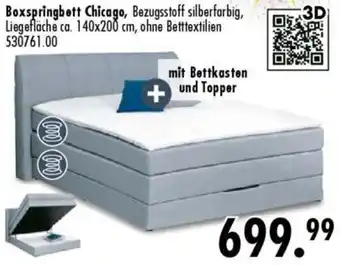 Möbel Boss Boxspringbett Chicago Angebot