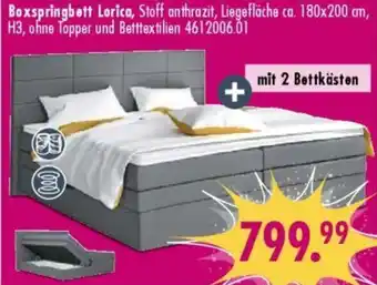 Möbel Boss Boxspringbett Lorica Angebot