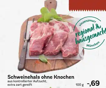 AEZ Schweinehals ohne knochen 100g Angebot