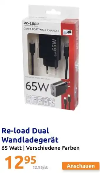 Action Re-load Dual Wandladegerät Angebot