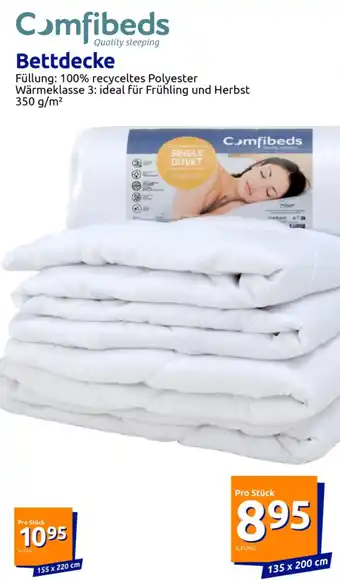 Action Comfibeds Bettdecke Angebot
