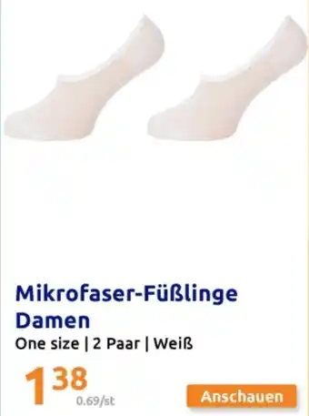 Action Mikrofaser-Füßlinge Damen Angebot