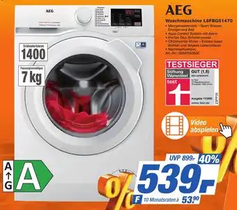 Expert Technomarkt AEG Waschmaschine L6FBG51470 Angebot