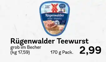 AEZ Rügenwalder Teewurst 170g Angebot