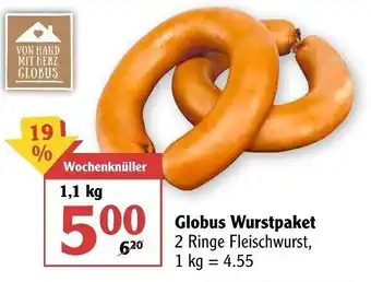 Globus Globus Wurstpaket 1,1kg Angebot