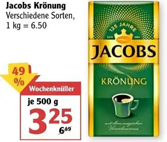 Globus Jacobs Krönung 500g Angebot