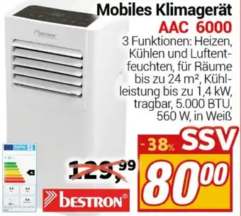CENTERSHOP Mobiles Klimagerät AAC 6000 Angebot
