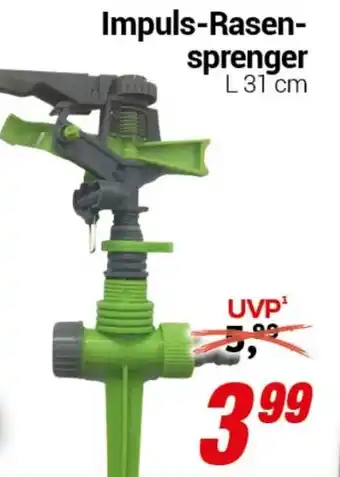 CENTERSHOP Impuls-Rasen- sprenger L 31 cm Angebot