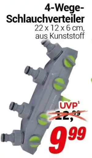 CENTERSHOP 4-Wege- Schlauchverteiler Angebot