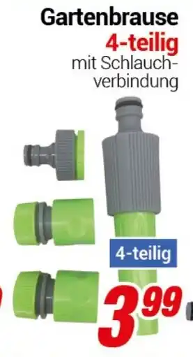 CENTERSHOP Gartenbrause 4-teilig Angebot