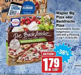 AEZ Wagner Big Pizza oder Backfrische Pizza 320-445g Angebot