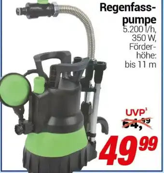 CENTERSHOP Regenfass- pumpe Angebot