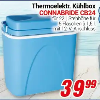 CENTERSHOP Thermoelektr. Kühlbox CONNABRIDE CB24 Angebot