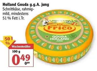 Globus Holland Gouda g.g.A jung 100g Angebot