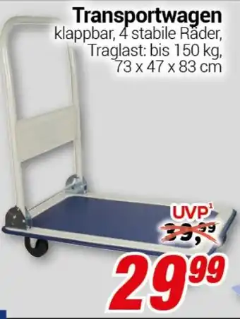 CENTERSHOP Transportwagen Angebot