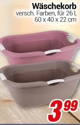 CENTERSHOP Wäschekorb Angebot
