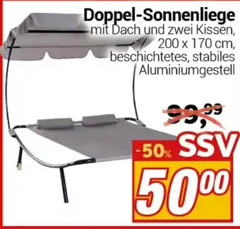 CENTERSHOP Doppel-Sonnenliege Angebot